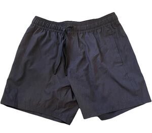 BYLT Premium Basics Mens Small Active Training Shorts Drawstring Lined Black
